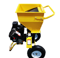 Couleurs personnalisées 212cc moteur Ducar Machine de jardin Mini broyeur de bois