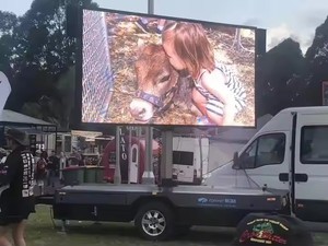Pantalla LED Publicitaria a Todo Color <span class=keywords><strong>de</strong></span> 5x3m, P6, P8, P3.91, para Exteriores, Remolque con Pantalla LED Móvil, Letrero LED Móvil para Camiones - Product Image 5