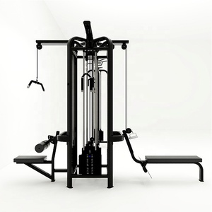 Appareil de fitness professionnel commercial multifonction 5 stations, équipement de musculation à charge par pignon, 5 stations, 5 empilages, Jungle Gym HY - Product Image 4