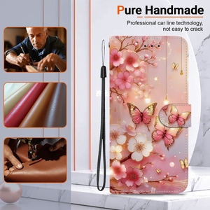 Étui en cuir de portefeuille de <span class=keywords><strong>fleurs</strong></span> imprimées pour Tecno POVA 5 Pro NEO 3 2 4 4G LE6 LE7 Spark 20 Pro Plus 4G Go 2024 Bear Panda Flip Cover - Product Image 6