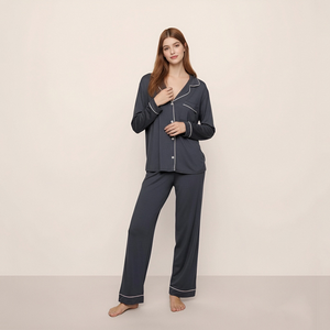 Changyi Hongbo Textile Co. Pijamas de Mujer, Conjunto Completo con Logotipo, Modal de Alta Calidad, Ropa de Dormir Occidental, Pijamas para Mujer, Proveedor - Product Image 3