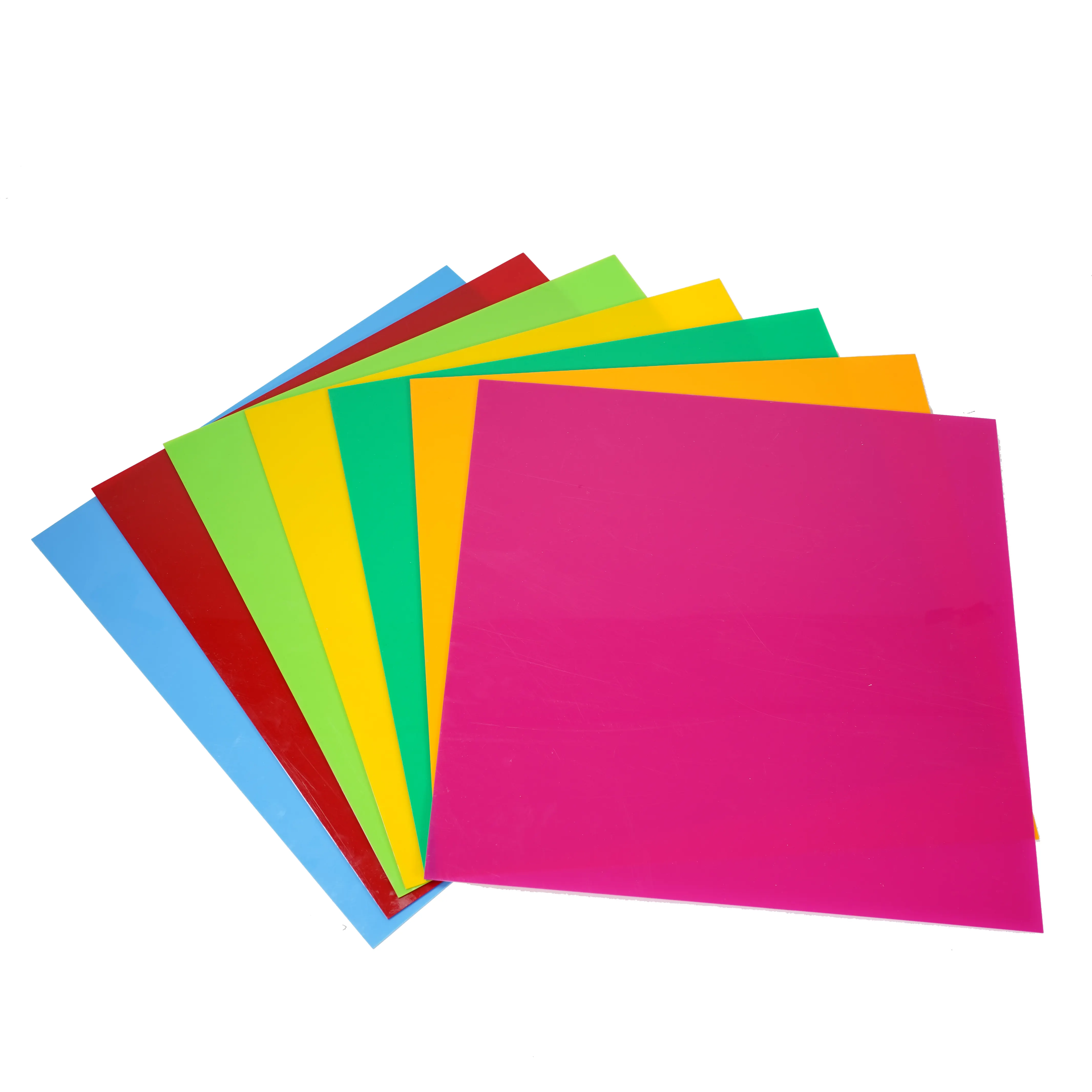 Kunden spezifische farbige Acryl platte 1220*2440mm 4 x8ft 4 x6ft Licht diffusor Pmma Blatt durchscheinende Pmma-Platte