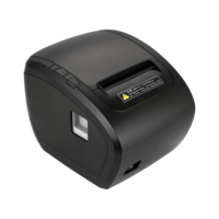 Impresora Térmica de Recibos USB LAN de Escritorio de 80mm, Alta Velocidad 230mm/s, 203DPI, Multi-OS, SDK, para Punto de Venta, Supermercado