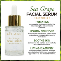 Sérums Visage Jour et Nuit Sérum Raisin de Mer Hydratant et Vitamine E Sans Sulfate pour le Corps Forme Liquide Sans Marque Privée