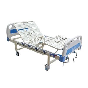 Cama <span class=keywords><strong>de</strong></span> Paciente Manual <span class=keywords><strong>de</strong></span> Dos Manivelas <span class=keywords><strong>de</strong></span> Gran Venta con Cabecera Médica <span class=keywords><strong>de</strong></span> ABS para Cuidado en el Hogar, Clínicas y Enfermería - Product Image 3
