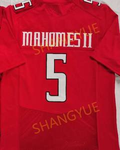 2025 Großhandel Custom Limited Vapor Texas Tech Patrick Mahomes II American College Football Atmungsaktive Plus Size 3D-Stickerei - Product Image 4