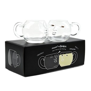 Tazas Creativas y Divertidas para Parejas, de Vidrio con Asa, Aptas para Lavavajillas y Microondas, para Oficina, Desayuno y Fiestas - Product Image 5