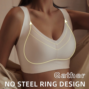 Vente en gros de <span class=keywords><strong>soutien</strong></span>-<span class=keywords><strong>gorge</strong></span> réglable fin sans couture pour femmes <span class=keywords><strong>soutien</strong></span>-<span class=keywords><strong>gorge</strong></span> de sport <span class=keywords><strong>invisible</strong></span> anti-exposition à la poitrine 3XL - Product Image 4