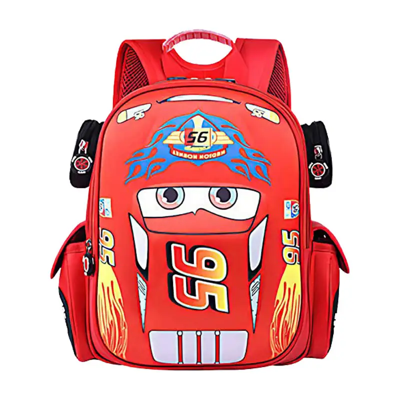 Chất lượng cao trẻ em Toddler Ba lô phim hoạt hình không thấm nước Ba lô Xe Tải xe con Snack schoolbag