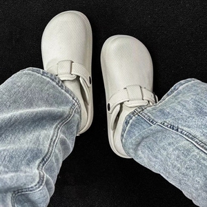 Sandales légères <span class=keywords><strong>en</strong></span> mousse EVA pour la plage, respirantes, antidérapantes, plates, avec trous et boucles, pour hommes et femmes, toutes saisons - Product Image 6