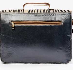 Véritable vache poil sur fourrure imprimé animal Messenger Bag Handmade Leather Satchel Vintage Western Fashionable Vintage Leather Bag - Product Image 2