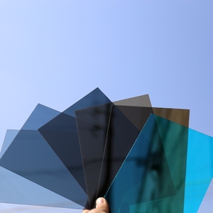 Transparent Flat Solid Polycarbonate <strong>Roofing</strong> Panel For Greenhouse Hotel And Park Applications - Product Image 1