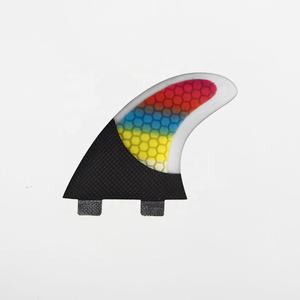 Très réactif et configuration rapide Ailerons gauche et droit Ailerons latéraux de <span class=keywords><strong>surf</strong></span> Ailerons jumeaux de quille pour planche de <span class=keywords><strong>surf</strong></span> FishBoard pour grosses vagues - Product Image 5