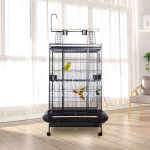 Facile à nettoyer Big Space papagaio Mais plexiglas Perroquet <span class=keywords><strong>Cage</strong></span> oiseaux Maisons à peindre cages d'oiseaux - Product Image 6