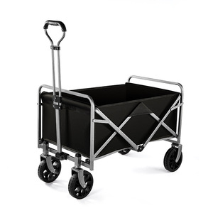 Pride Camping <b>Cart</b> 4-Wheel <b>Foldable</b> Steel 150KG Capacity Outdoor Use - Product Image 3