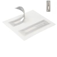 Étiquette de suivi RFID UHF passive réinscriptible pour la gestion des prêts/retours de livres en bibliothèque