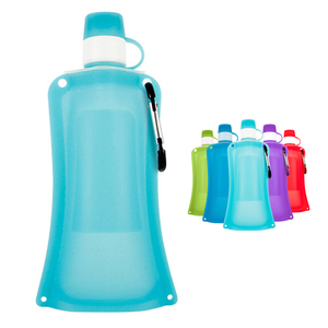 Bouteille d'eau pliable en silicone sans BPA - Product Image 6