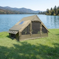 Tente de jeu gonflable pour enfants avec fenêtre transparente, abri gonflable sûr pour l'intérieur et l'extérieur, grande tente de camping gonflable