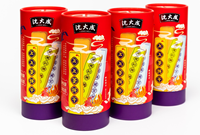 Emballage en tube de papier cylindrique imprimé sur mesure, boîte en carton pour biscuits de 190 g avec couvercle télescopique