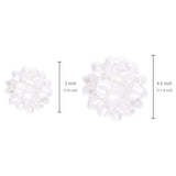 โบว์ของขวัญ24ct เคลือบโลหะสีฟ้าสีชมพูตกแต่งงานแต่งงานกล่องของขวัญห่อมินิ Pp ของขวัญพลาสติกคริสต์มาสริบบิ้นดึงดาวโบว์ - Product Image 2