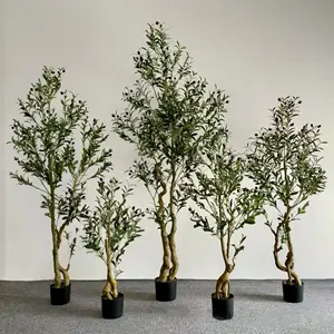 H0647 New Design Wholesale Artificial Olive Tree Faked Faux Olive Tree Plant for Home Office Shopping Mall Store Decoration