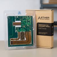 Circuit imprimé rigide flexible double face sans plomb pour l'électronique industrielle et grand public, assemblage de composants EMS