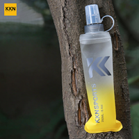 Bouilloire à eau souple KKN Sports 250ML, pliable, pour marathon, course de cross-country, alpinisme, gobelet à eau portable 500ML