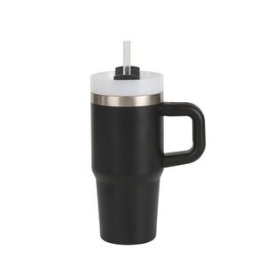 Vaso Térmico de Acero Inoxidable de Doble Pared con Aislamiento al Vacío para Café, de Grado Alimenticio, 14 oz, para Viajes y Campamento, con Pajita - Product Image 3