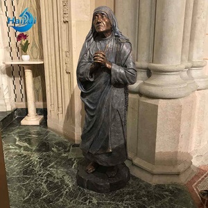 Statua in Bronzo Personalizzata di San Michele Arcangelo, Scultura per Lapidi e Tombe Cattoliche, Figurina per Cimitero - Product Image 4