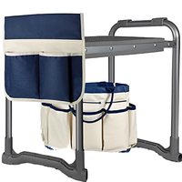Siège pliant robuste en EVA pour jardinage avec assise rembourrée épaisse et grand sac à outils – Cadeau de jardinage portable pour les parents