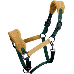 HM GLOBAL - Cabestro de Cuerda Ajustable Acolchado con Forro Polar de PP de Alta Calidad, Duradero, con Hebillas de Acero, Ecológico, para Equitación Occidental - Product Image 1