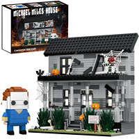 Kits de construction de figurines et de maisons d'horreur pour Halloween, très demandés, jouet de construction décoratif de collection, 586 pièces