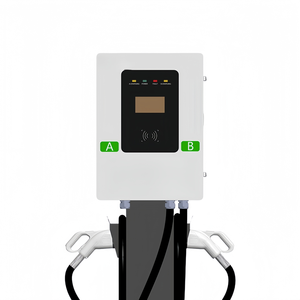 สถานีชาร์จเร็วแบบติดผนังเชิงพาณิชย์ Smart 40kW 60kW หัวชาร์จคู่ CCS1/CCS2/GBT OCPP 1.6 ควบคุมผ่านแอปและ RFID - Product Image 1