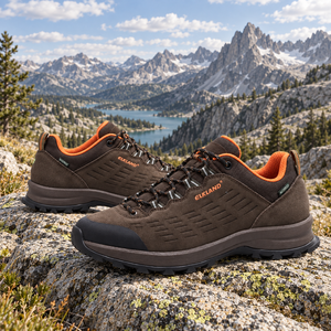 Vente de gros Baskets d'extérieur personnalisées pour homme Chaussures de randonnée en daim respirantes et imperméables pour l'automne Chaussures de trekking - Product Image 5