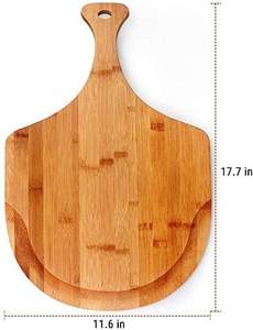 Ustensiles de cuisine pour hôtels et restaurants <span class=keywords><strong>Planche</strong></span> à pizza multifonctionnelle créative en bambou - Product Image 5