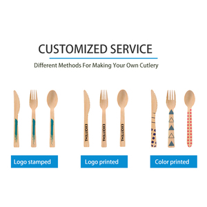 Mẫu miễn phí thìa gỗ 30cm chiều dài 7.5cm tre tre dùng một lần thìa tre thìa gỗ - Product Image 4