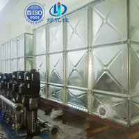 Torre de Tanque de Agua Elevada con Estructura de Acero Galvanizado por Inmersión en Caliente, Tamaño y Altura Personalizados, Económica, 10 m
