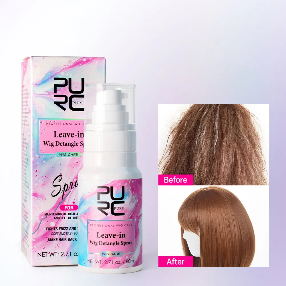 Schlussverkauf Perückenpflegeprodukte Einbaumfreies Haarauflösungs-Spray für Perücken und Verlängerungen strahlendes Haar-Conditionerspray