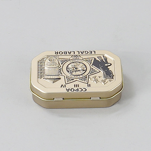 Tùy Chỉnh In Kim Loại Hộp Thiếc Bao Bì Với Bản Lề Nắp Lưu Trữ Container Trang Trí Hộp Quà Tặng Nhà Máy Nhà Sản Xuất Tại Trung Quốc - Product Image 3