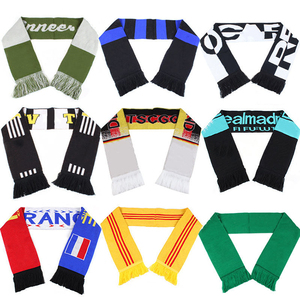 男性用デザイナーアジアスカーフアクリルニットカスタム印刷サッカーサッカーネーションファンスカーフ - Product Image 6