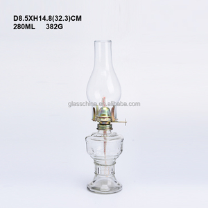 Lanterne à huile vintage en <span class=keywords><strong>verre</strong></span> vide, colorée vert-bleu, avec mèches, pour décoration intérieure et de table, cheminée de <span class=keywords><strong>lampe</strong></span> à huile - Product Image 6