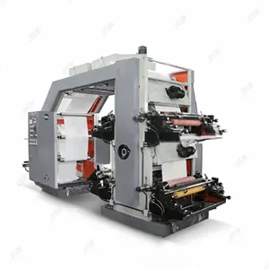 Cung cấp máy in flexo bốn màu, hoàn toàn tự động tua lại và tháo gỡ máy in ấn linh hoạt