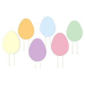 Wholesale Funny Large Easter Egg Bow Decoration Christmas Garden Stakes for Sale - Product Image 1