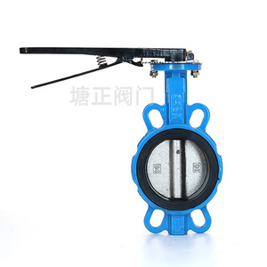 วาล์วผีเสื้อแบบแมนนวล Tzd Tangzheng รุ่น D71X-10 16Q แบบหนีบ  ซีลนุ่ม  บุยาง EPDM  สำหรับควบคุมน้ำ - Product Image 4