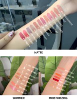 Rouge à lèvres liquide vegan de marque propre, fini velours mat, 5 ml, gloss à lèvres hydratant minéral, longue tenue, imperméable, hydratant