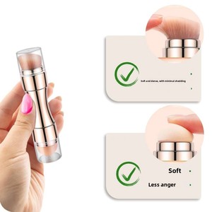 4 in 1 Makeup Brush Set Eyeshadow Eye Lip Face Foundation Concealer Blush <b>Mini</b> Travel Portable Cosmetic Brush <b>Kit</b> for Women - Product Image 3