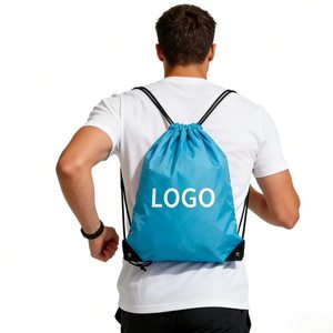 Sac à dos à cordon en polyester nylon 420D personnalisé, imperméable et de haute qualité, sacs de sport, sacs à cordon avec logo, sacs de sport à cordon - Product Image 4
