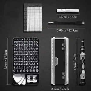 Juego de brocas para reparación de teléfonos móviles, juego de destornilladores de aislamiento de precisión, 115-ITS, N-1