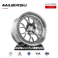 Rines Deportivos de Carreras 5x114.3 5x112 5x120, Ruedas Forjadas Pulimentadas de 18 19 20 Pulgadas, 2 Piezas, para Porsche, BMW M3, M4, Corvette, GTR, Supra