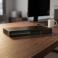 Switch de Acceso Gigabit de Alta Gama 24x 1G 4x 10GE SDN OpenFlow para Redes de Campus Empresariales y Capa de Acceso